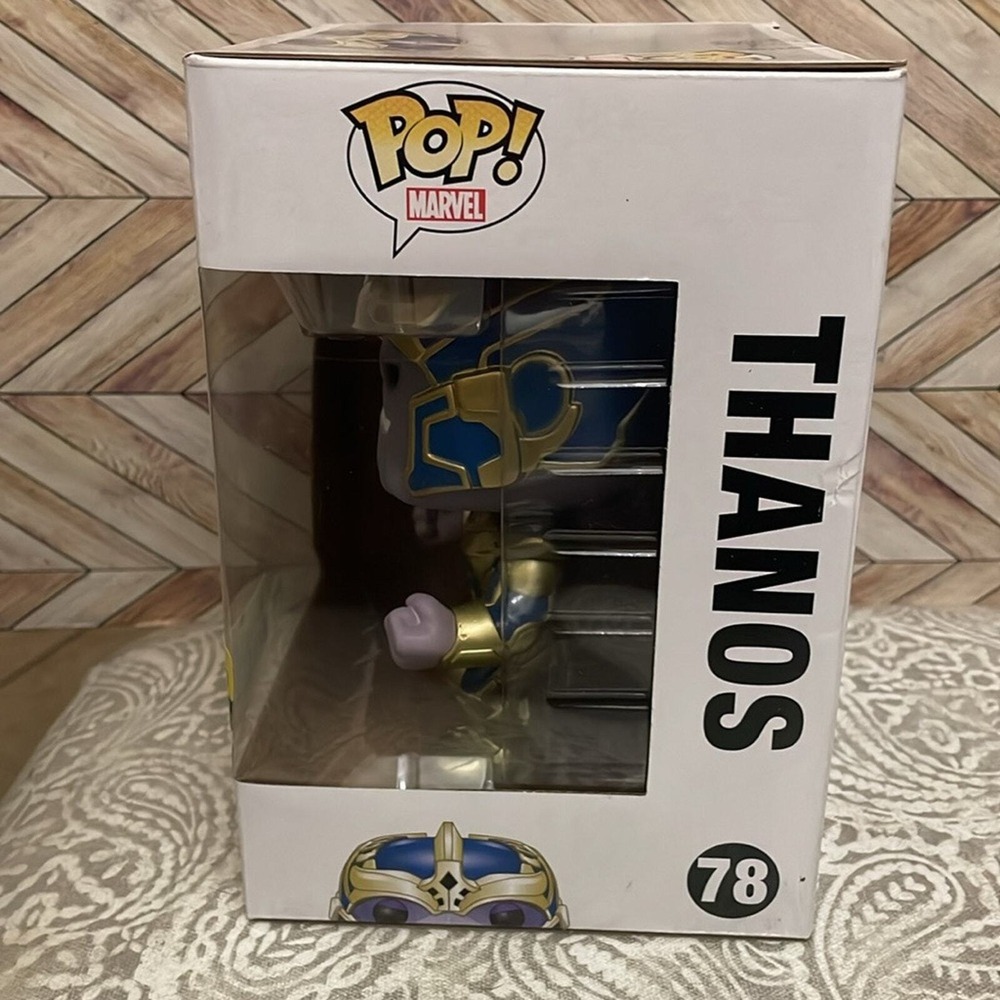 Funko Pop! 78 Thanos Entertainment Earth Exclusive GITD guardians of the galaxy - Picture 2 of 6